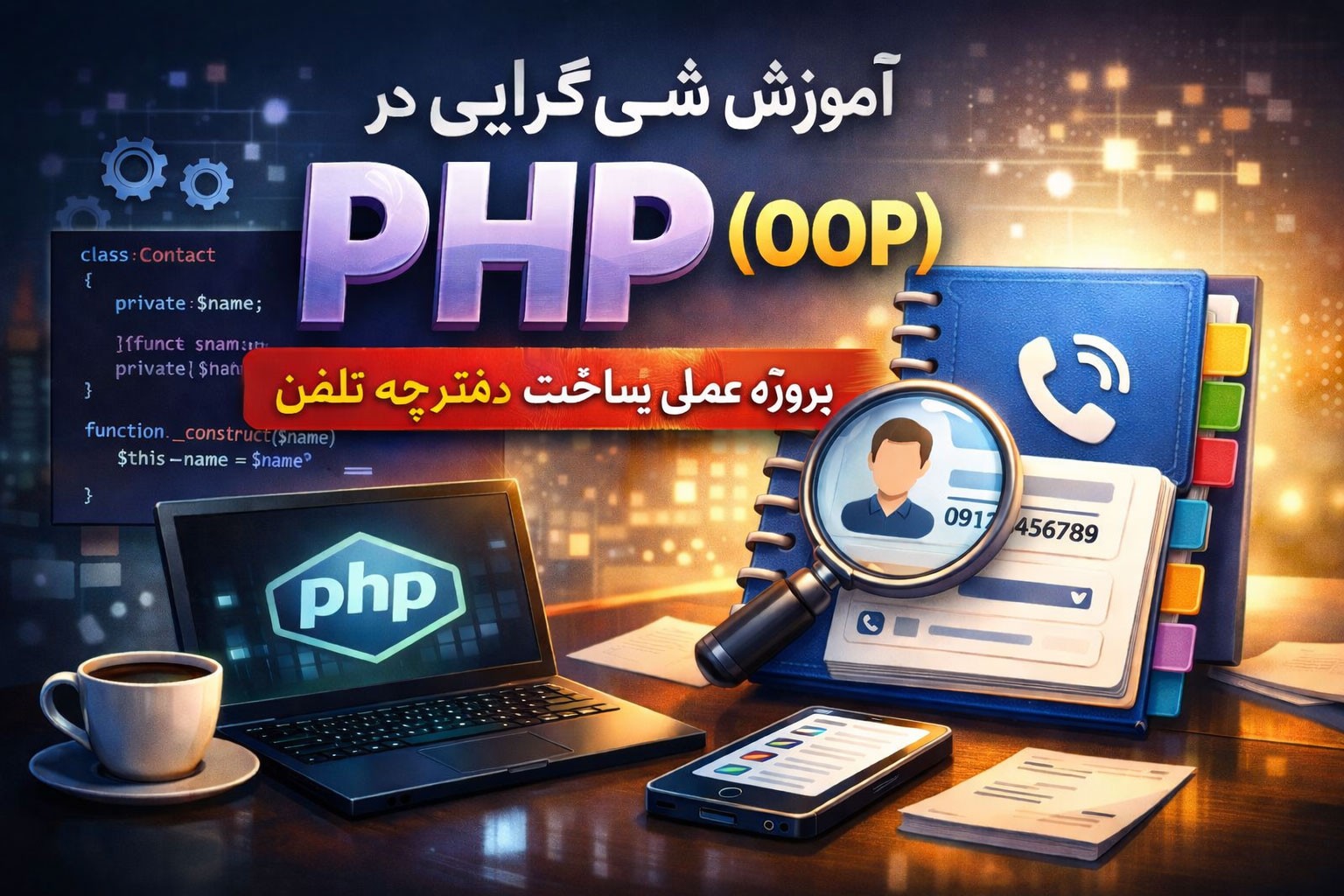 آموزش شی گرایی در PHP (oop) - بصورت عملی